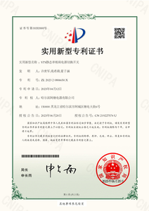 STS静态单相双电源切换开关专利证书